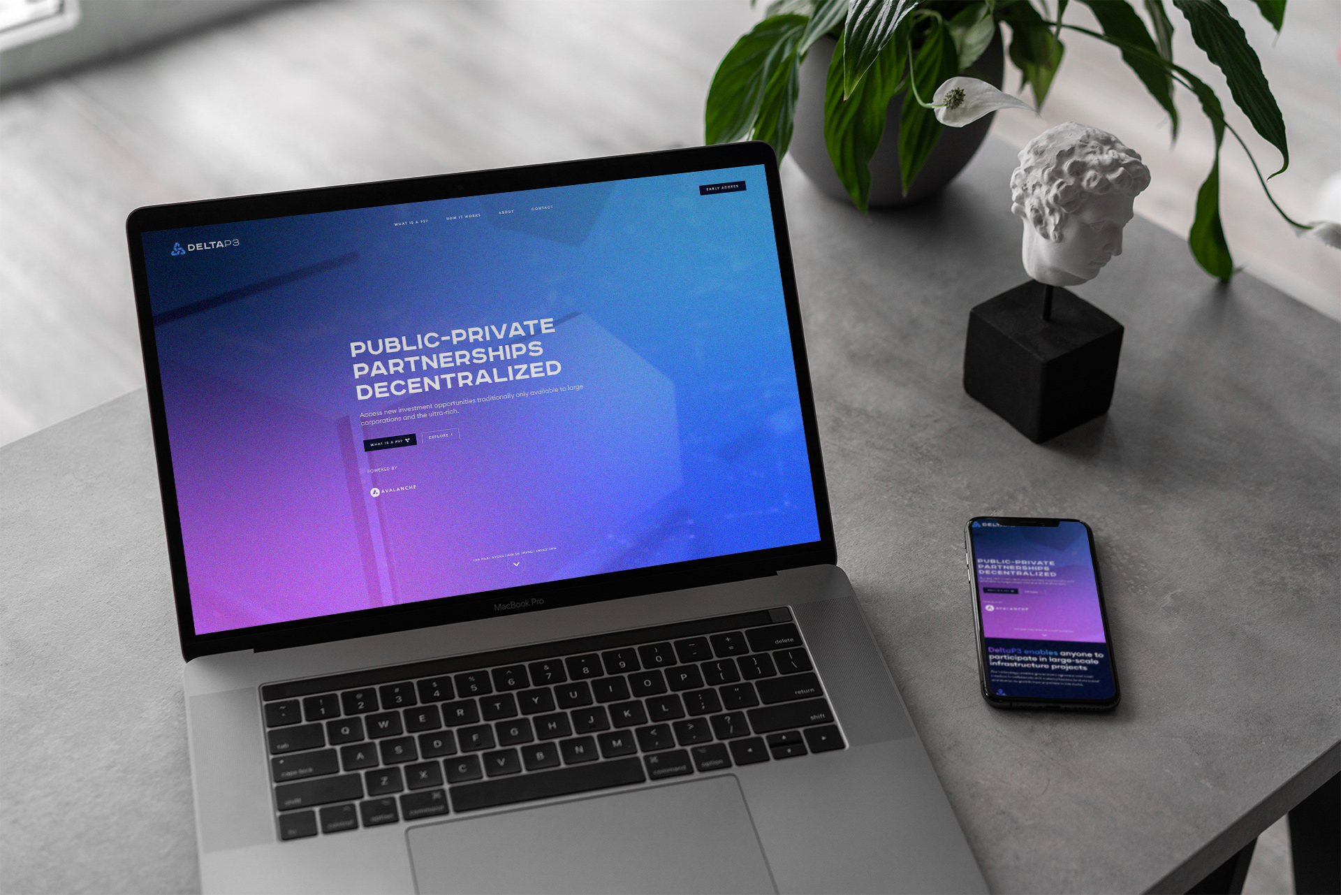 DeltaP3 - Blockchain Web Design, Crypto Premium Web Development