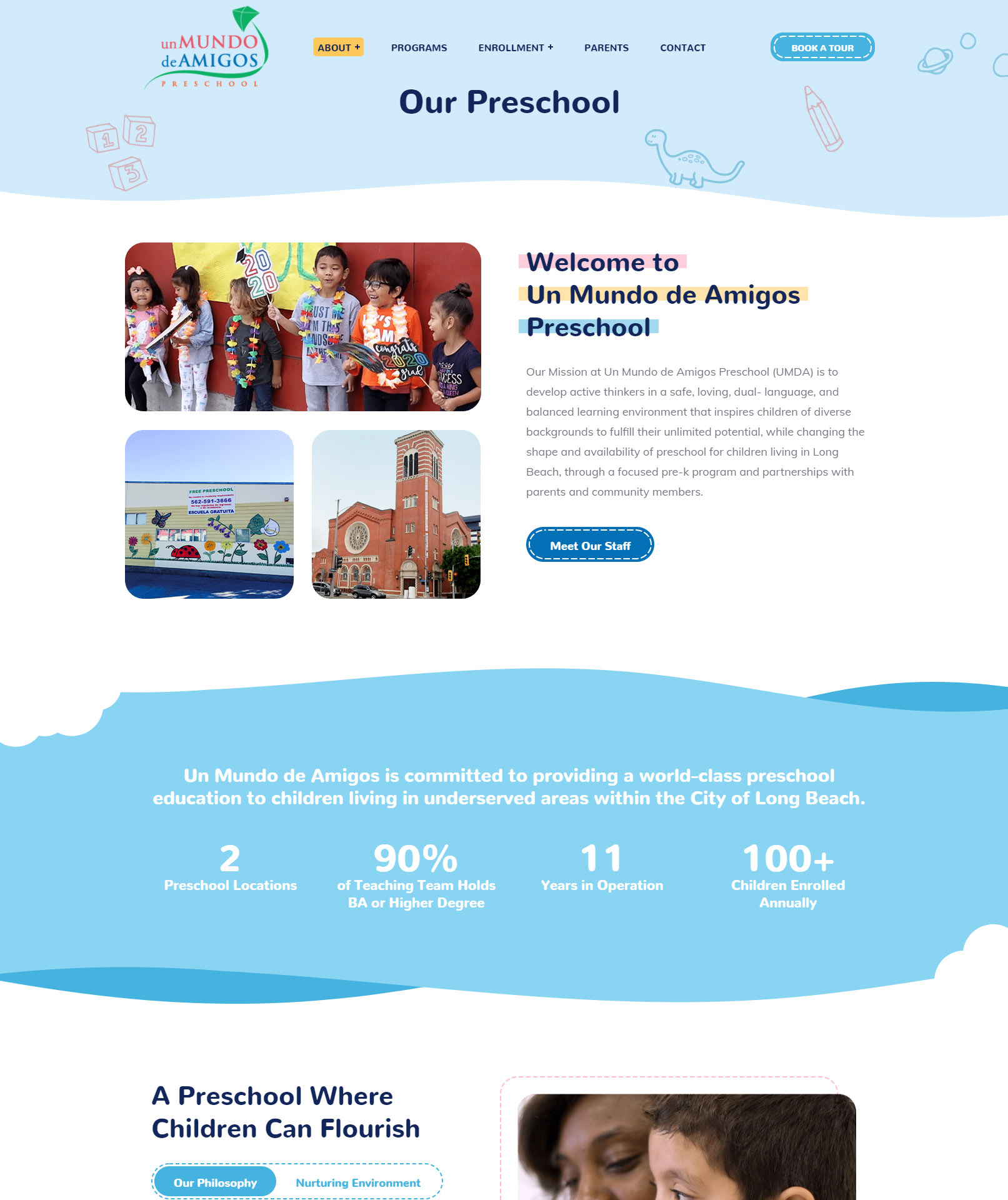 Preschool Website Design